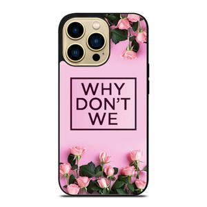 WHY DONT WE PINK FLOWER iPhone 14 Pro Case Cover