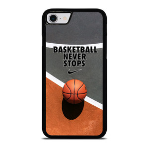 BASKETBALL NEVER STOPS iPhone SE 2022 Case Cover