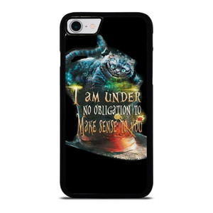 CHESHIRE CAT QUOTE ALICE IN WONDERLAND iPhone SE 2022 Case Cover CHESHIRE CAT QUOTE ALICE IN WONDERLAND iPhone SE 2022 Case Cover