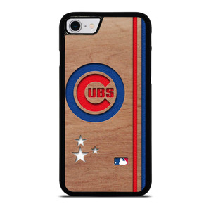 CHICAGO CUBS UBS MLB WOODEN LOGO iPhone SE 2022 Case Cover