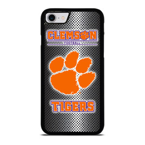 CLEMSON TIGERS METAL LOGO iPhone SE 2022 Case Cover