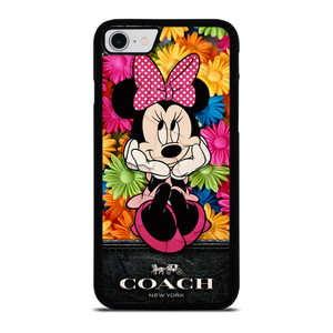 COACH MINNIE MOUSE FLOWER iPhone SE 2022 Case Cover