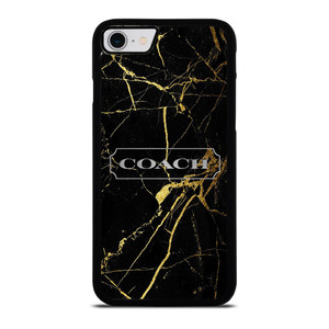 COACH NEW YORK GOLD MARBLE iPhone SE 2022 Case Cover