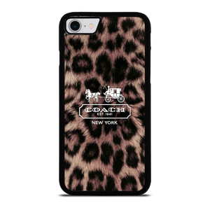 COACH NEW YORK LEOPARD iPhone SE 2022 Case Cover