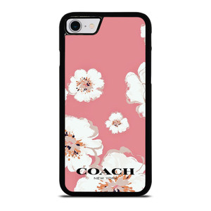 COACH NEW YORK PINK FLOWER iPhone SE 2022 Case Cover