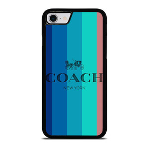 COACH NEW YORK STRIPES iPhone SE 2022 Case Cover