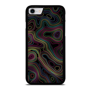 COLORFUL ABSTRACT LINES iPhone SE 2022 Case Cover