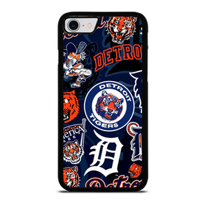 DETROIT TIGERS BASEBALL COLLAGE iPhone SE 2022 Case Cover