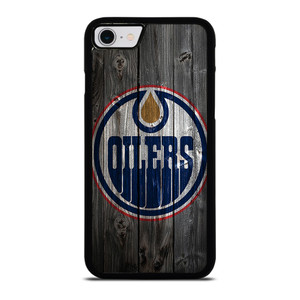 EDMONTON OILERS WOODEN LOGO iPhone SE 2022 Case Cover