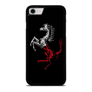 FERRARI LOGO CHROME HORSE iPhone SE 2022 Case Cover