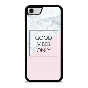 GOOD VIBES ONLY MARBLE iPhone SE 2022 Case Cover