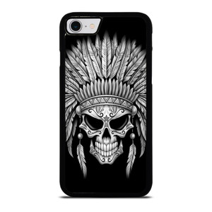 INDIAN FEATHER SKULL iPhone SE 2022 Case Cover