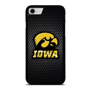 IOWA HAWKEYES METAL LOGO iPhone SE 2022 Case Cover