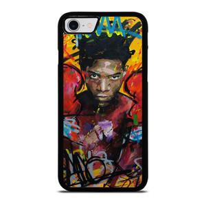 JEAN MICHEL BASQUIAT BOXING ART iPhone SE 2022 Case Cover