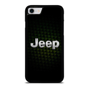 JEEP GREEN CARBON LOGO iPhone SE 2022 Case Cover