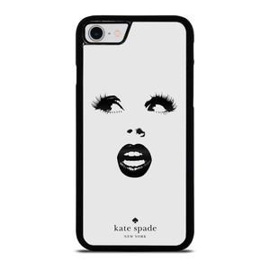 KATE SPADE BLACK WHITE FACE iPhone SE 2022 Case Cover