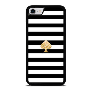 KATE SPADE GOLD AND STRIPES iPhone SE 2022 Case Cover