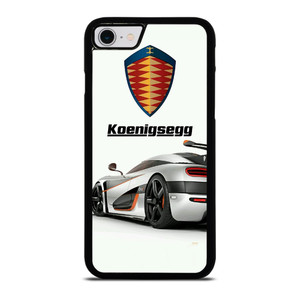 KOENIGSEGG WHITE CAR LOGO iPhone SE 2022 Case Cover
