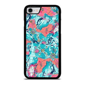 LILLY PULITZER MAP PATTERN iPhone SE 2022 Case Cover