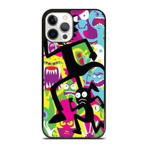 RICK AND MORTY COLORFUL ART iPhone 12 Pro Case Cover RICK AND MORTY COLORFUL ART iPhone 12 Pro Case Cover