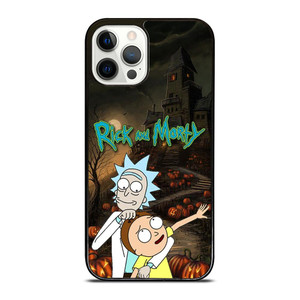 RICK AND MORTY HAPPY HALLOWEEN iPhone 12 Pro Case Cover RICK AND MORTY HAPPY HALLOWEEN iPhone 12 Pro Case Cover