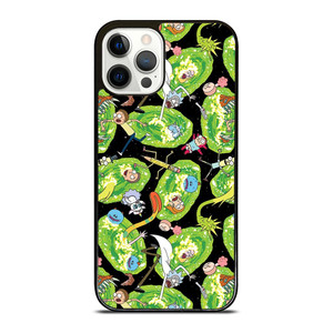 RICK AND MORTY PATTERN ALL iPhone 12 Pro Case Cover RICK AND MORTY PATTERN ALL iPhone 12 Pro Case Cover