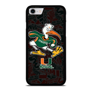 MIAMI HURRICANES UM FOOTBALL iPhone SE 2022 Case Cover