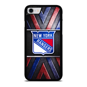 NEW YORK RANGERS NHL METAL LOGO iPhone SE 2022 Case Cover