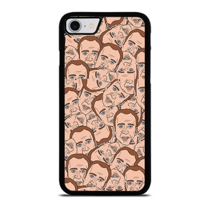 NICOLAS CAGE CARTOON COLLAGE iPhone SE 2022 Case Cover NICOLAS CAGE CARTOON COLLAGE iPhone SE 2022 Case Cover