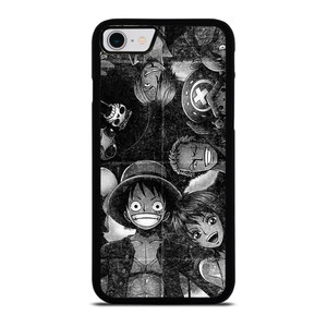 ONE PIECE BLACK WHITE GRUNGE ALL iPhone SE 2022 Case Cover
