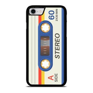 RETRO BLUE STEREO CASETTE TAPE iPhone SE 2022 Case Cover RETRO BLUE STEREO CASETTE TAPE iPhone SE 2022 Case Cover