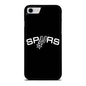 SAN ANTONIO SPURS LOGO BLACK iPhone SE 2022 Case Cover