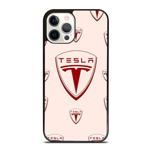 TESLA CAR LOGO COLLAGE iPhone 12 Pro Case Cover TESLA CAR LOGO COLLAGE iPhone 12 Pro Case Cover