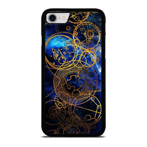 TIME LORD WRITING GOLD BLUE iPhone SE 2022 Case Cover