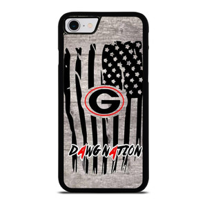 UNIVERSITY OF GEORGIA BULLDOGSWOODEN LOGO iPhone SE 2022 Case Cover
