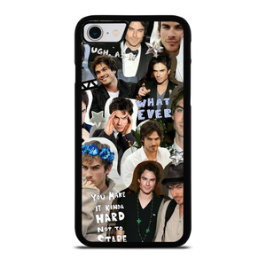 VAMPIRE DIARIES IAN SOMERHALDER COLLAGE iPhone SE 2022 Case Cover