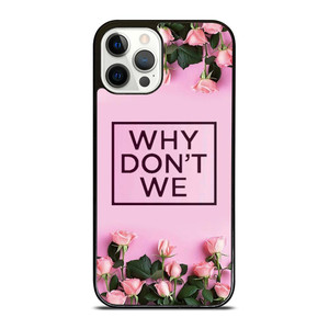 WHY DONT WE PINK FLOWER iPhone 12 Pro Case Cover WHY DONT WE PINK FLOWER iPhone 12 Pro Case Cover