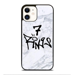 7 RINGS ARIANA GRANDE MARBLE iPhone 12 Case Cover