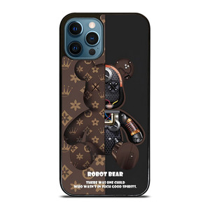 BEAR BRICK KAWS ROBOT BROWN iPhone 12 Pro Max Case Cover BEAR BRICK KAWS ROBOT BROWN iPhone 12 Pro Max Case Cover