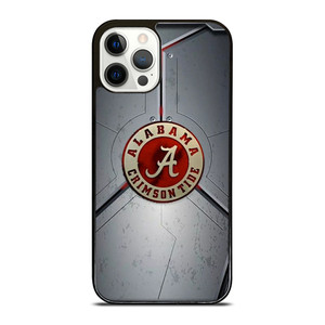 ALABAMA CRIMSON TIDE METAL LOGO iPhone 12 Pro Case Cover