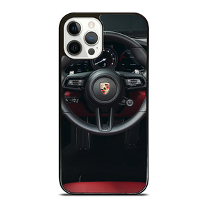 PORSCHE CAR STEERING LOGO iPhone 12 Pro Case Cover
