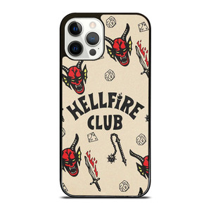 STRANGER THINGS HELLFIRE CLUB iPhone 12 Pro Case Cover