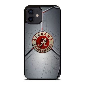 ALABAMA CRIMSON TIDE METAL LOGO iPhone 12 Mini Case Cover