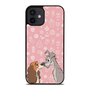 LADY AND THE TRAMP DISNEY CARTOON LOVE iPhone 12 Mini Case Cover LADY AND THE TRAMP DISNEY CARTOON LOVE iPhone 12 Mini Case Cover