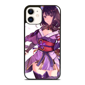GENSHIN IMPACT RAIDEN SHOGUN iPhone 12 Case Cover GENSHIN IMPACT RAIDEN SHOGUN iPhone 12 Case Cover