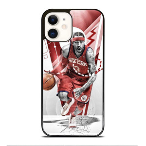 ALLEN IVERSON SIXERS BASKETBALL iPhone 12 Case Cover