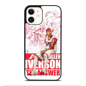 ALLEN IVERSON SIXERS NBA iPhone 12 Case Cover ALLEN IVERSON SIXERS NBA iPhone 12 Case Cover