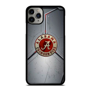 ALABAMA CRIMSON TIDE METAL LOGO iPhone 11 Pro Max Case Cover