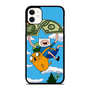 ADVENTURE TIME FINN AND JAKE MONEY iPhone 11 Case Cover ADVENTURE TIME FINN AND JAKE MONEY iPhone 11 Case Cover