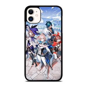 GAME CHARACTERS OF GENSHIN IMPACT iPhone 11 Case Cover GAME CHARACTERS OF GENSHIN IMPACT iPhone 11 Case Cover